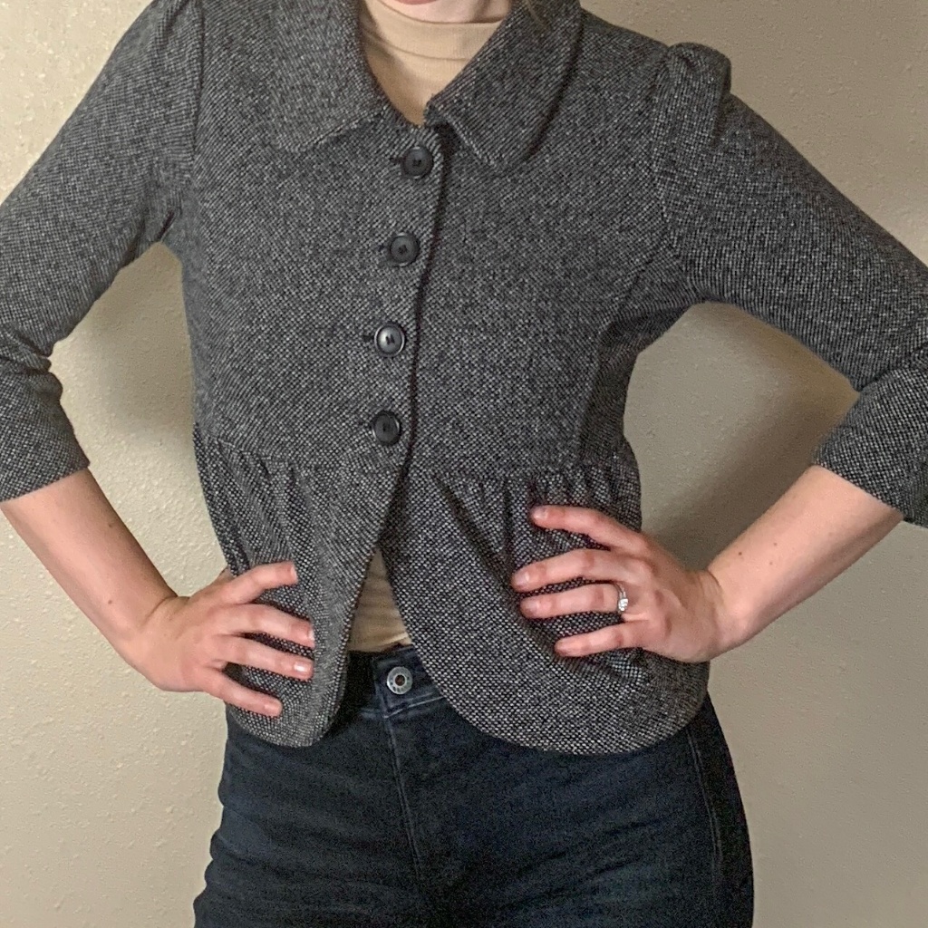 Tweed Collared Jacket